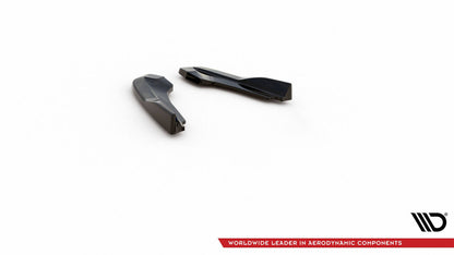 Diffusor Flaps V.2 passend für Ford Focus Hatchback ST Mk4 schwarz Hochglanz