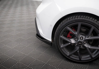 Diffusor Flaps V.2 passend für Ford Focus Hatchback ST Mk4 schwarz Hochglanz