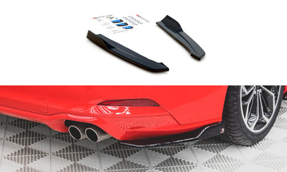 Diffusor Flaps V.2 passend für Ford Focus ST-Line Kombi Mk4 schwarz Hochglanz