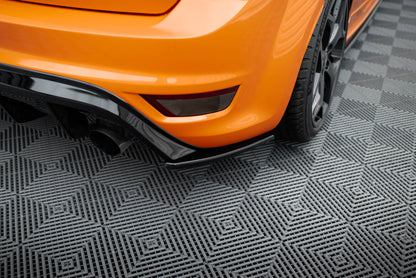 Diffusor Flaps V.2 passend für Ford Focus ST Mk2 FL schwarz Hochglanz