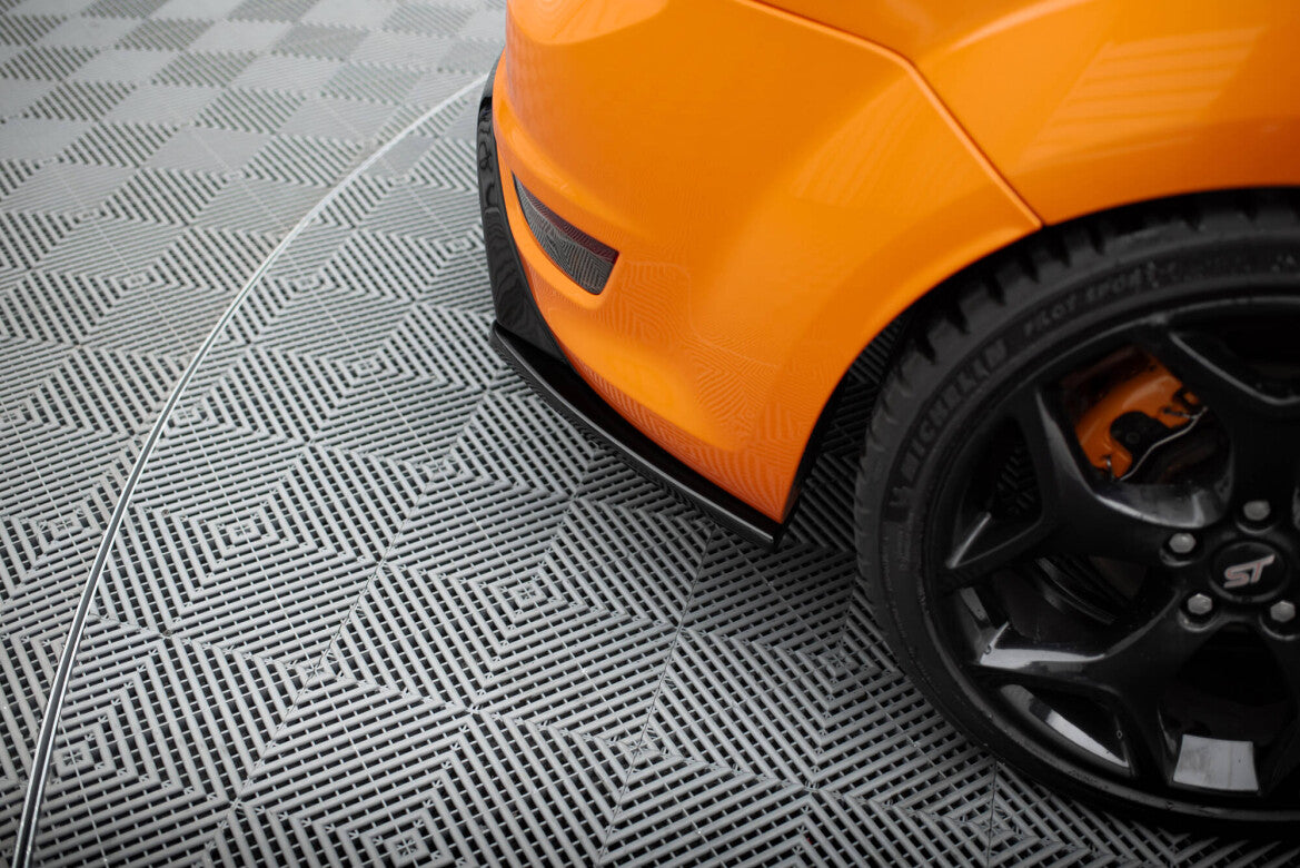 Diffusor Flaps V.2 passend für Ford Focus ST Mk2 FL schwarz Hochglanz