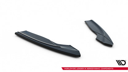 Diffusor Flaps V.2 passend für Ford Focus ST Mk2 FL schwarz Hochglanz