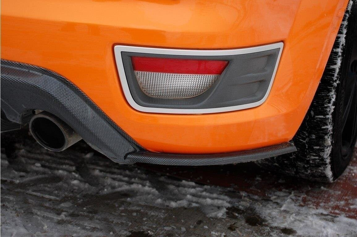 Diffusor Flaps V.2 passend für Ford Focus ST Mk2 schwarz Hochglanz
