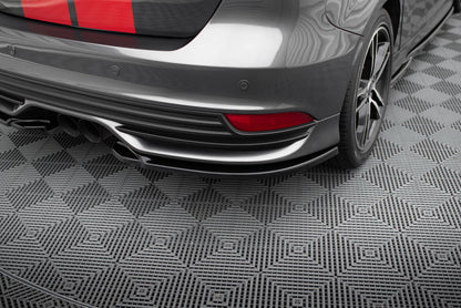 Diffusor Flaps V.2 passend für Ford Focus ST Mk3 FL schwarz Hochglanz
