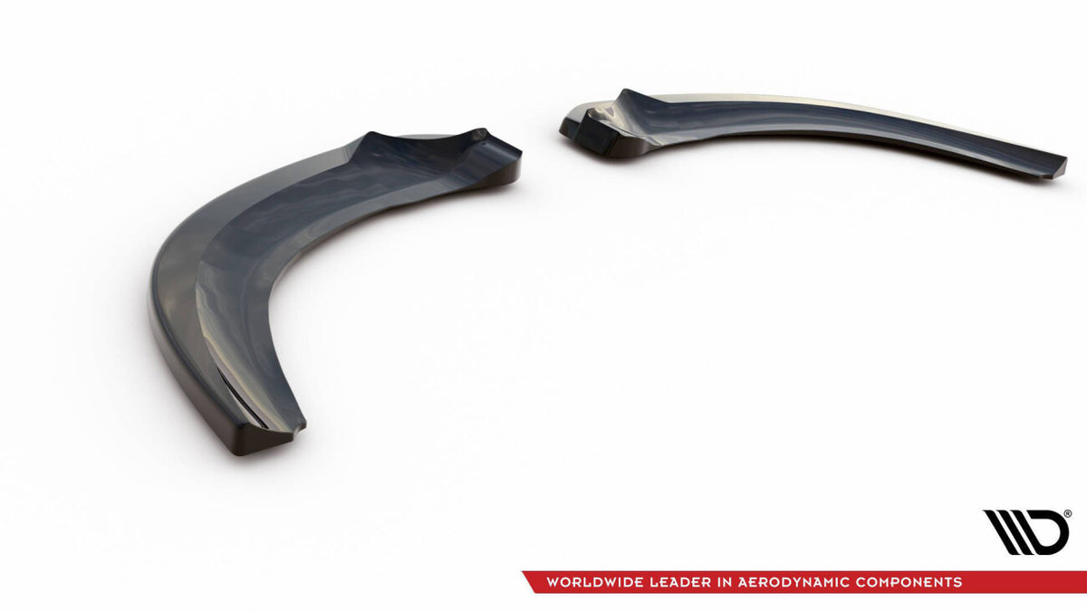 Diffusor Flaps V.2 passend für Ford Focus ST Mk3 FL schwarz Hochglanz