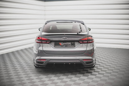 Diffusor Flaps V.2 passend für Ford Mondeo ST-Line Mk5 FL schwarz Hochglanz