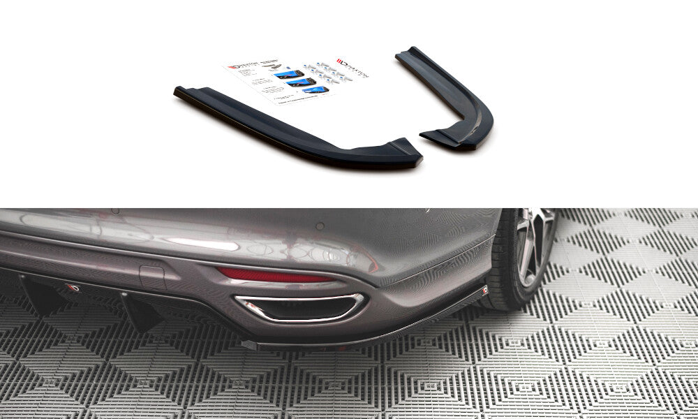 Diffusor Flaps V.2 passend für Ford Mondeo ST-Line Mk5 FL schwarz Hochglanz