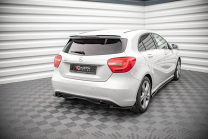 Diffusor Flaps V.2 passend für Mercedes A W176 schwarz Hochglanz