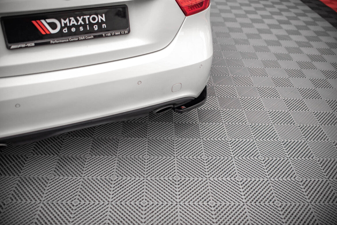 Diffusor Flaps V.2 passend für Mercedes A W176 schwarz Hochglanz