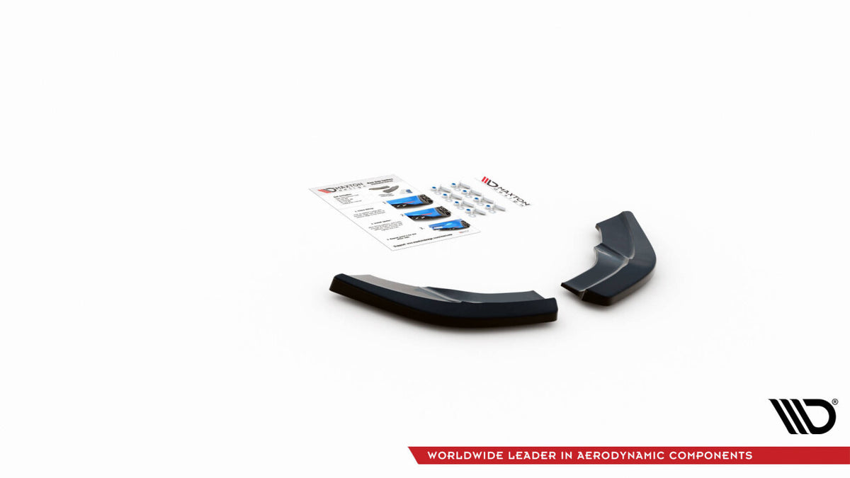 Diffusor Flaps V.2 passend für Mercedes A W176 schwarz Hochglanz