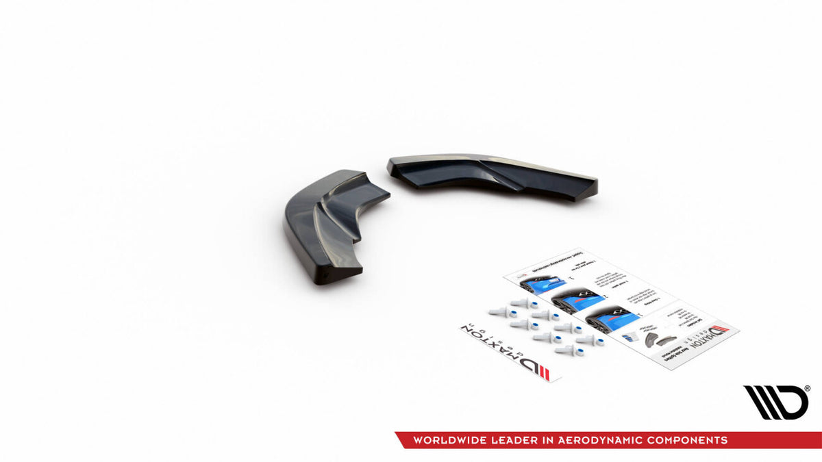 Diffusor Flaps V.2 passend für Mercedes A W176 schwarz Hochglanz