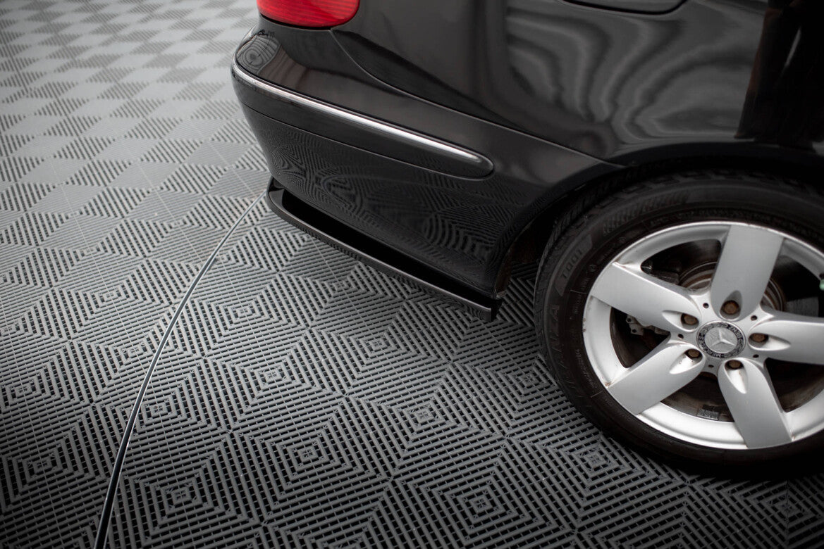 Diffusor Flaps V.2 passend für Mercedes CLK W209 schwarz Hochglanz