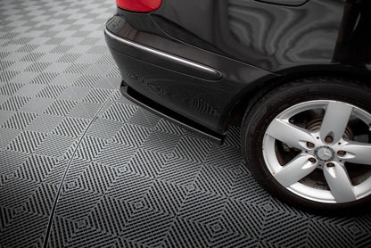 Diffusor Flaps V.2 passend für Mercedes CLK W209 schwarz Hochglanz