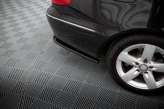 Diffusor Flaps V.2 passend für Mercedes CLK W209 schwarz Hochglanz