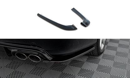 Diffusor Flaps V.2 passend für Mercedes CLK W209 schwarz Hochglanz