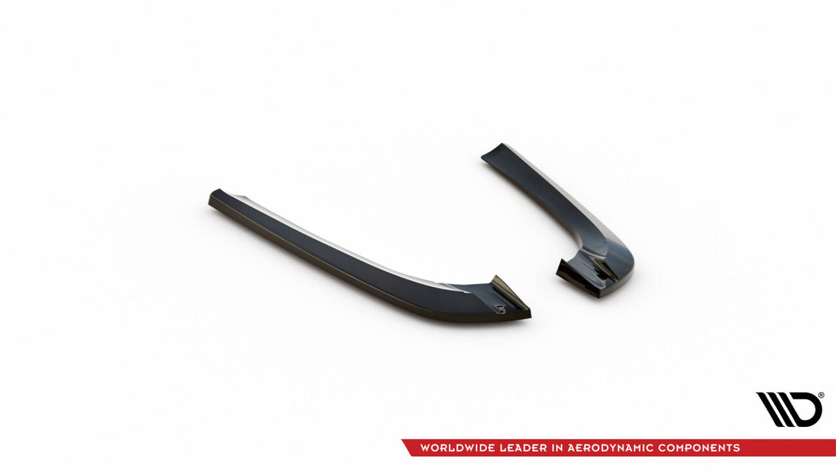 Diffusor Flaps V.2 passend für Mercedes CLK W209 schwarz Hochglanz