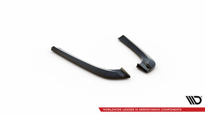 Diffusor Flaps V.2 passend für Mercedes CLK W209 schwarz Hochglanz