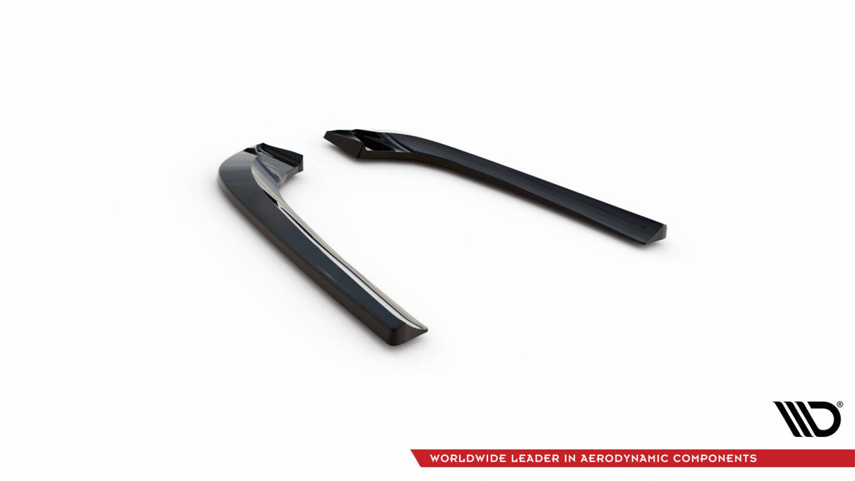 Diffusor Flaps V.2 passend für Mercedes CLK W209 schwarz Hochglanz