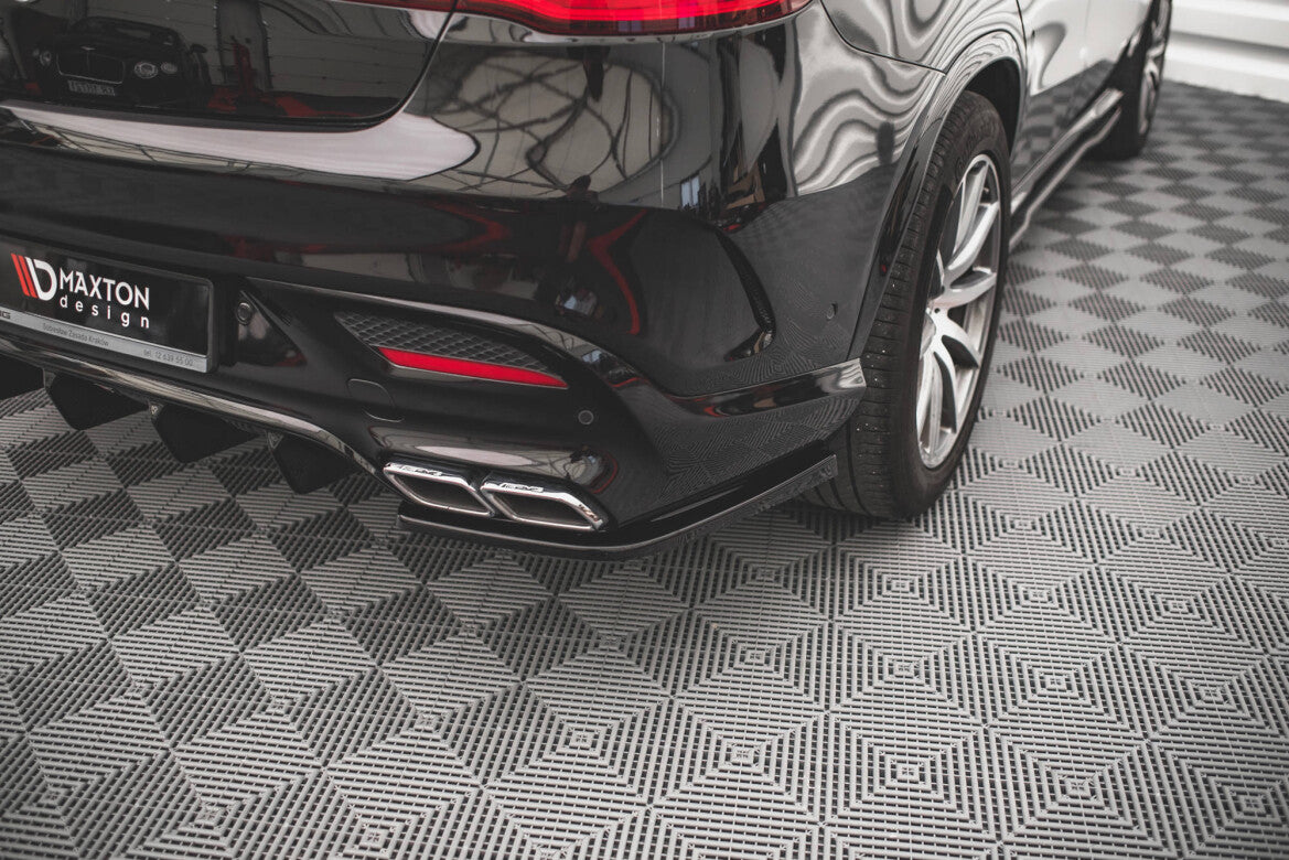 Diffusor Flaps V.2 passend für Mercedes GLE Coupe 63 AMG C292 schwarz Hochglanz