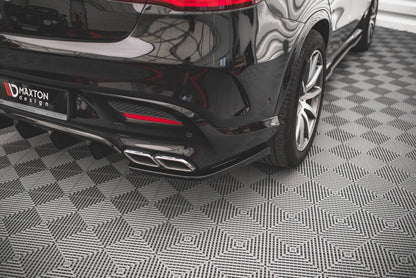 Diffusor Flaps V.2 passend für Mercedes GLE Coupe 63 AMG C292 schwarz Hochglanz