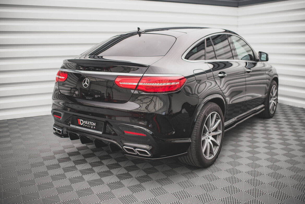 Diffusor Flaps V.2 passend für Mercedes GLE Coupe 63 AMG C292 schwarz Hochglanz