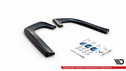 Diffusor Flaps V.2 passend für Mercedes GLE Coupe 63 AMG C292 schwarz Hochglanz
