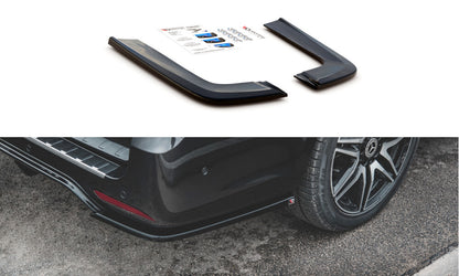 Diffusor Flaps V.2 passend für Mercedes V-Klasse AMG-Line W447 FL schwarz Hochglanz
