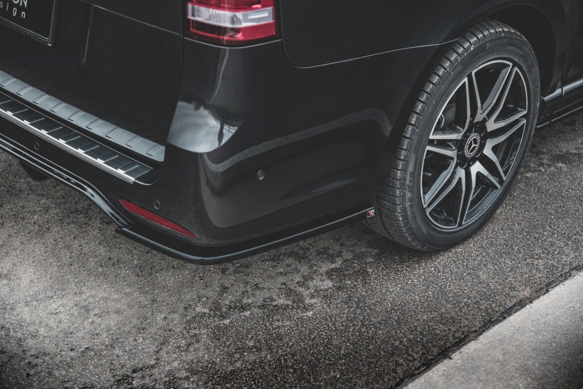 Diffusor Flaps V.2 passend für Mercedes V-Klasse AMG-Line W447 FL schwarz Hochglanz