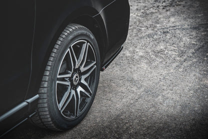 Diffusor Flaps V.2 passend für Mercedes V-Klasse AMG-Line W447 FL schwarz Hochglanz