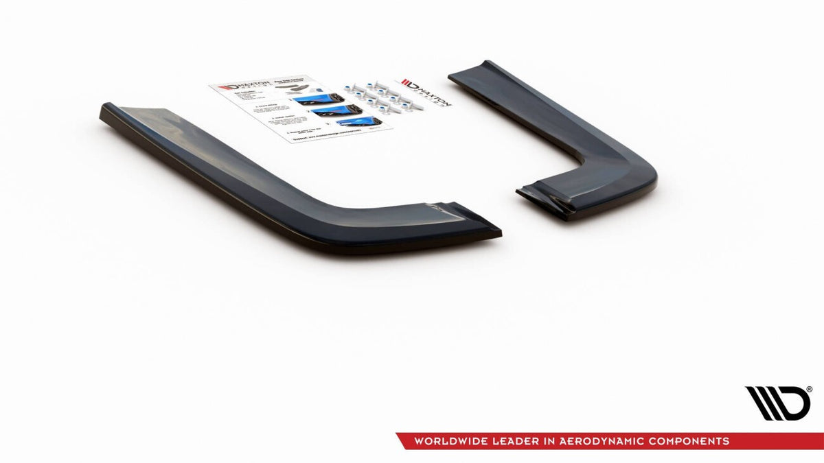 Diffusor Flaps V.2 passend für Mercedes V-Klasse AMG-Line W447 FL schwarz Hochglanz