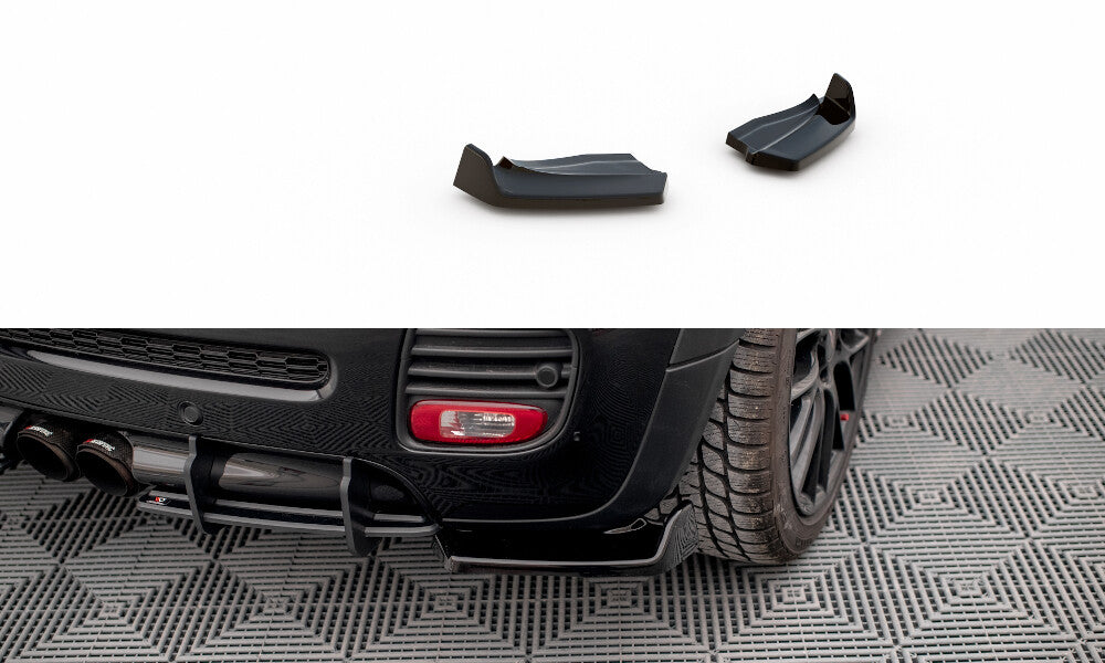 Diffusor Flaps V.2 passend für Mini Cooper John Cooper Works R56 schwarz Hochglanz