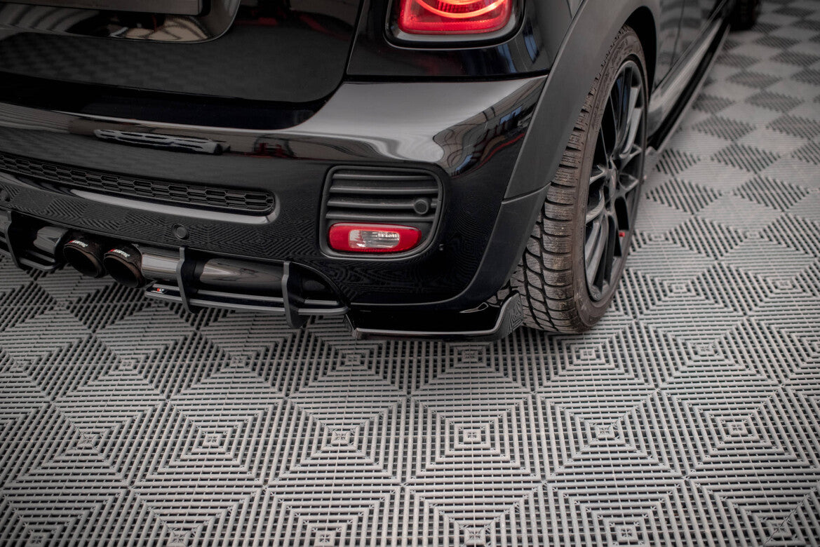 Diffusor Flaps V.2 passend für Mini Cooper John Cooper Works R56 schwarz Hochglanz
