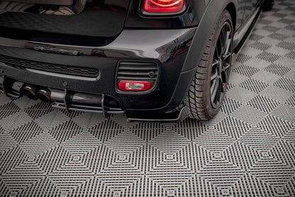 Diffusor Flaps V.2 passend für Mini Cooper John Cooper Works R56 schwarz Hochglanz