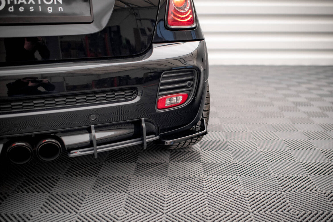 Diffusor Flaps V.2 passend für Mini Cooper John Cooper Works R56 schwarz Hochglanz