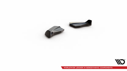 Diffusor Flaps V.2 passend für Mini Cooper John Cooper Works R56 schwarz Hochglanz