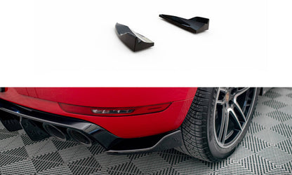 Diffusor Flaps V.2 passend für Porsche Macan Mk1 schwarz Hochglanz
