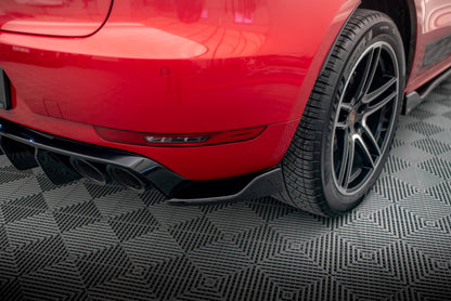 Diffusor Flaps V.2 passend für Porsche Macan Mk1 schwarz Hochglanz