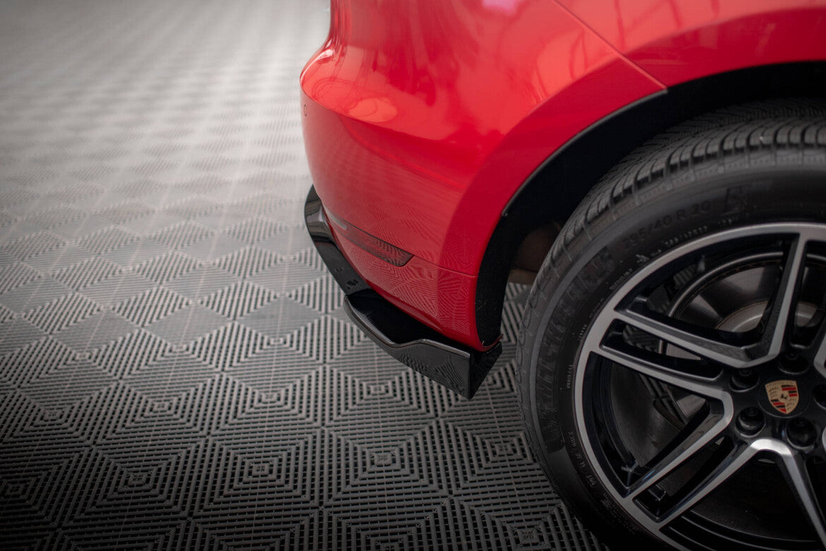 Diffusor Flaps V.2 passend für Porsche Macan Mk1 schwarz Hochglanz