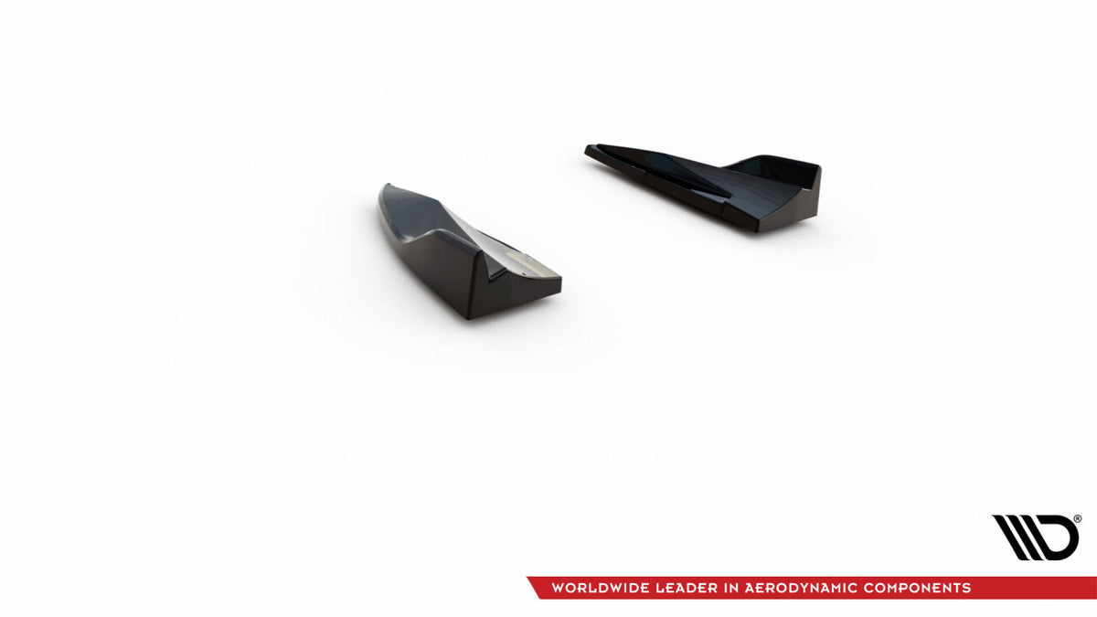 Diffusor Flaps V.2 passend für Porsche Macan Mk1 schwarz Hochglanz