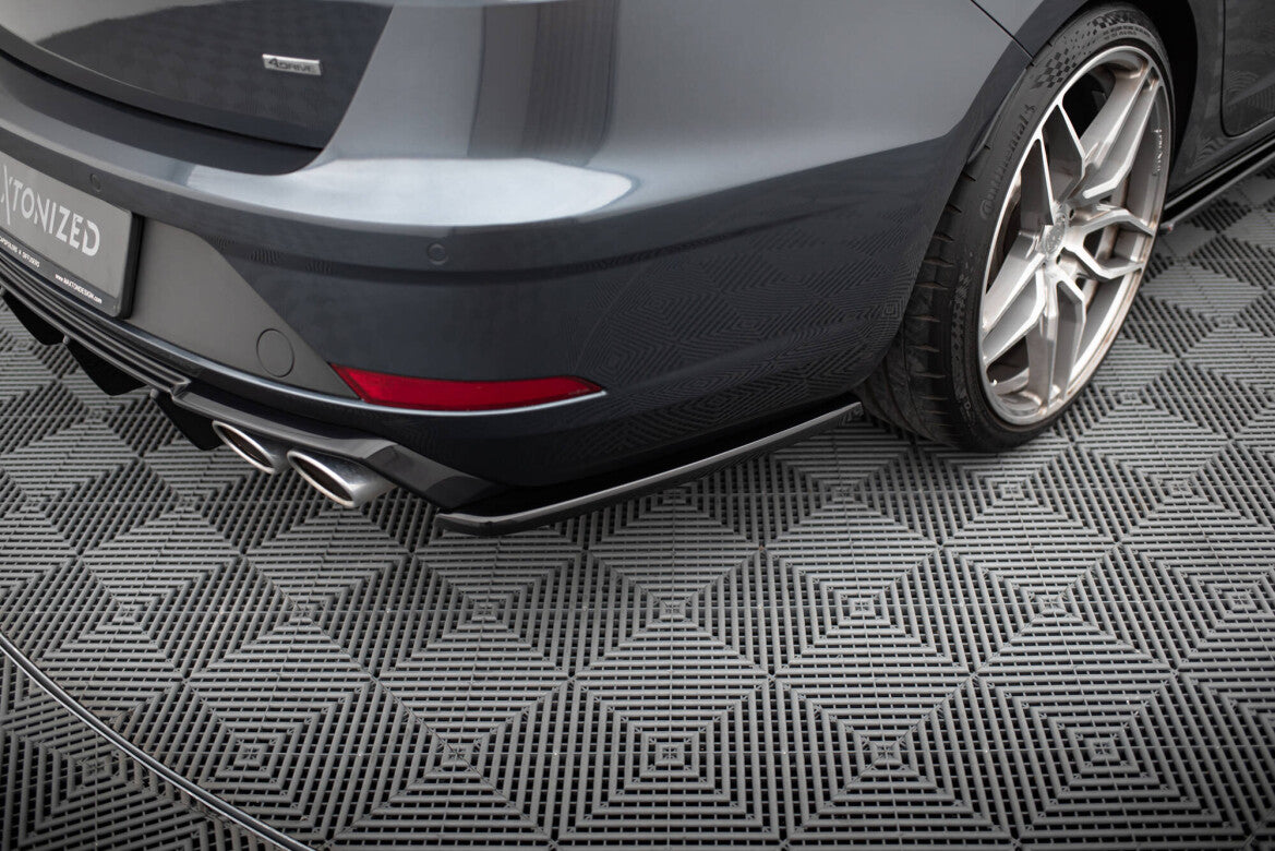 Diffusor Flaps V.2 passend für Seat Leon CUPRA Mk3 FL Sportstourer schwarz Hochglanz