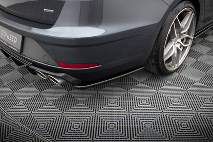 Diffusor Flaps V.2 passend für Seat Leon CUPRA Mk3 FL Sportstourer schwarz Hochglanz