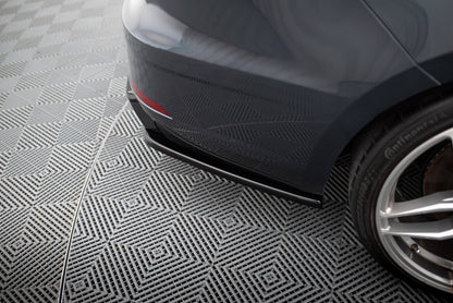 Diffusor Flaps V.2 passend für Seat Leon CUPRA Mk3 FL Sportstourer schwarz Hochglanz