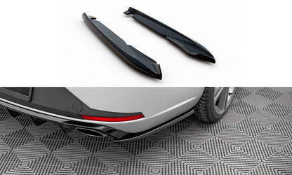 Diffusor Flaps V.2 passend für Seat Leon CUPRA Sportstourer Mk3 schwarz Hochglanz