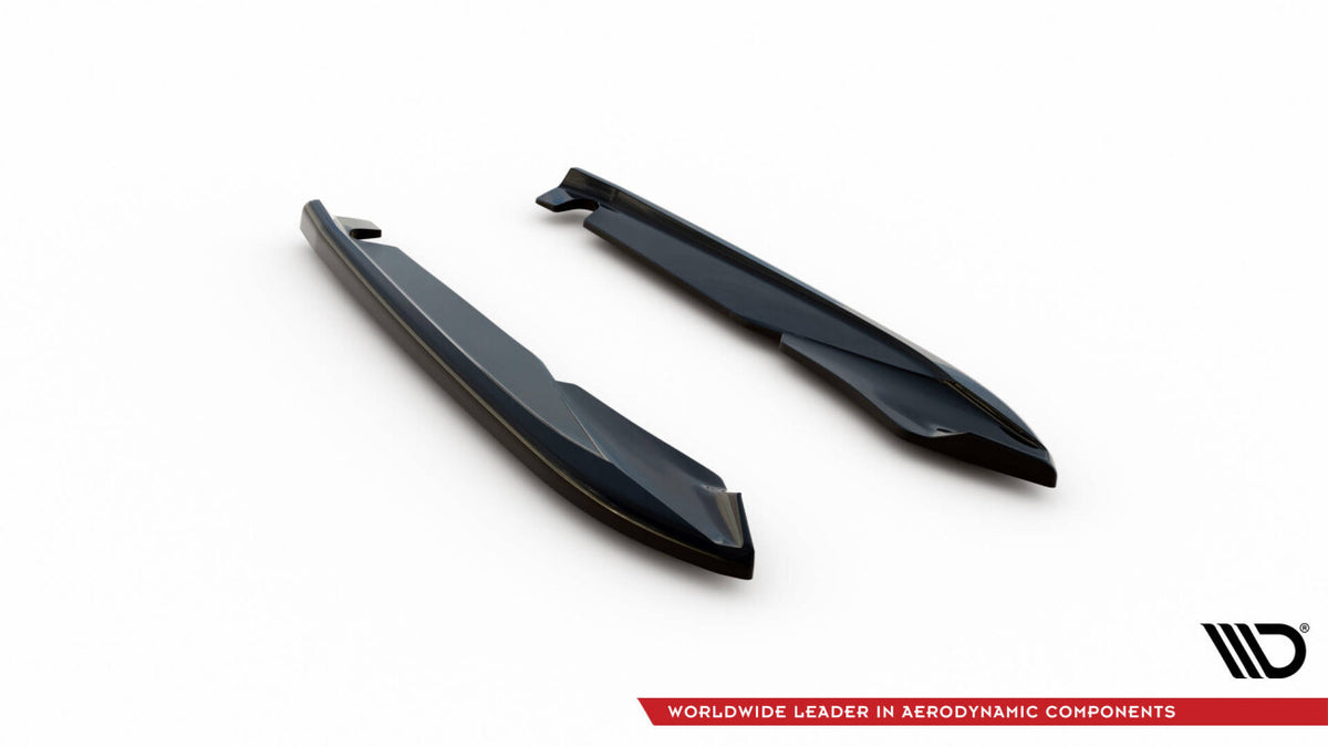 Diffusor Flaps V.2 passend für Seat Leon CUPRA Sportstourer Mk3 schwarz Hochglanz