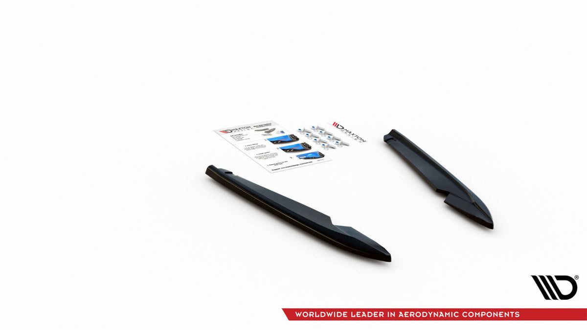 Diffusor Flaps V.2 passend für Seat Leon FR Sportstourer Mk3 schwarz Hochglanz