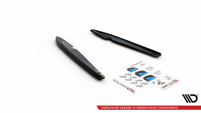 Diffusor Flaps V.2 passend für Seat Leon FR Sportstourer Mk3 schwarz Hochglanz