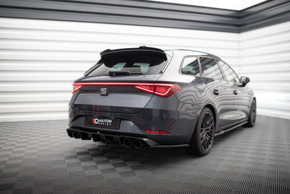 Diffusor Flaps V.2 passend für Seat Leon ST FR Mk4 schwarz Hochglanz
