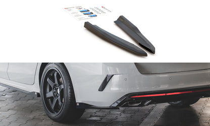 Diffusor Flaps V.2 passend für Skoda Octavia RS Combi / Liftback Mk4 / Mk4 FL schwarz Hochglanz