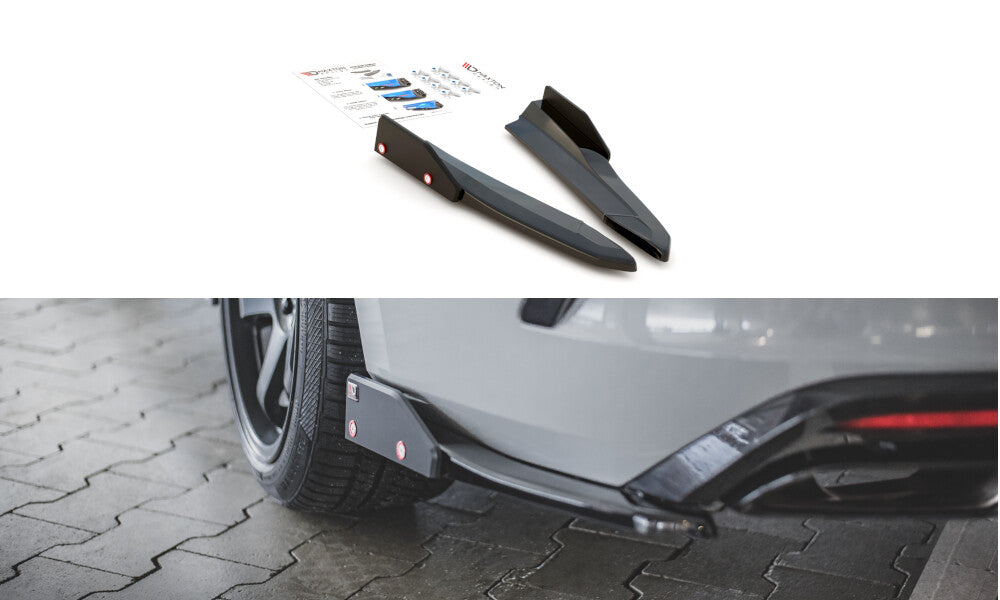 Diffusor Flaps V.2 passend für Skoda Octavia RS Combi / Liftback Mk4 / Mk4 FL