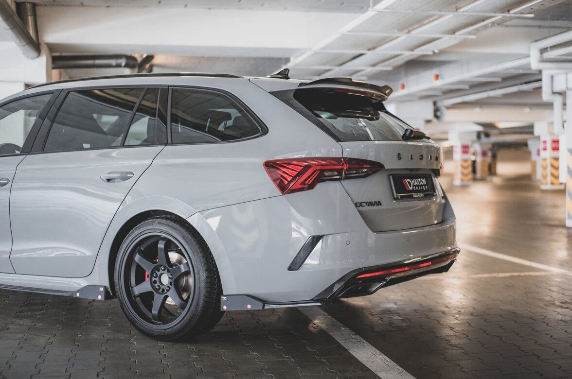 Diffusor Flaps V.2 passend für Skoda Octavia RS Combi / Liftback Mk4 / Mk4 FL